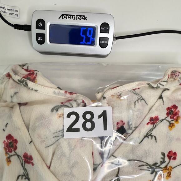 Floral‎ Peasant Peplum Blouse Womens XL White Long Sleeve Boho Cottagecore NWT - Picture 12 of 12